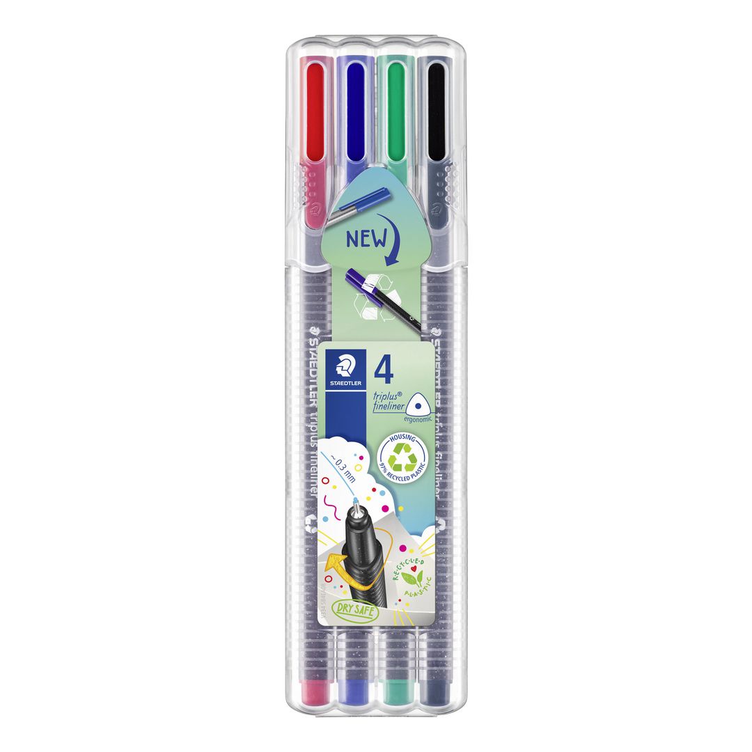 Fineliner STAEDTLER Triplus Color 4/fp