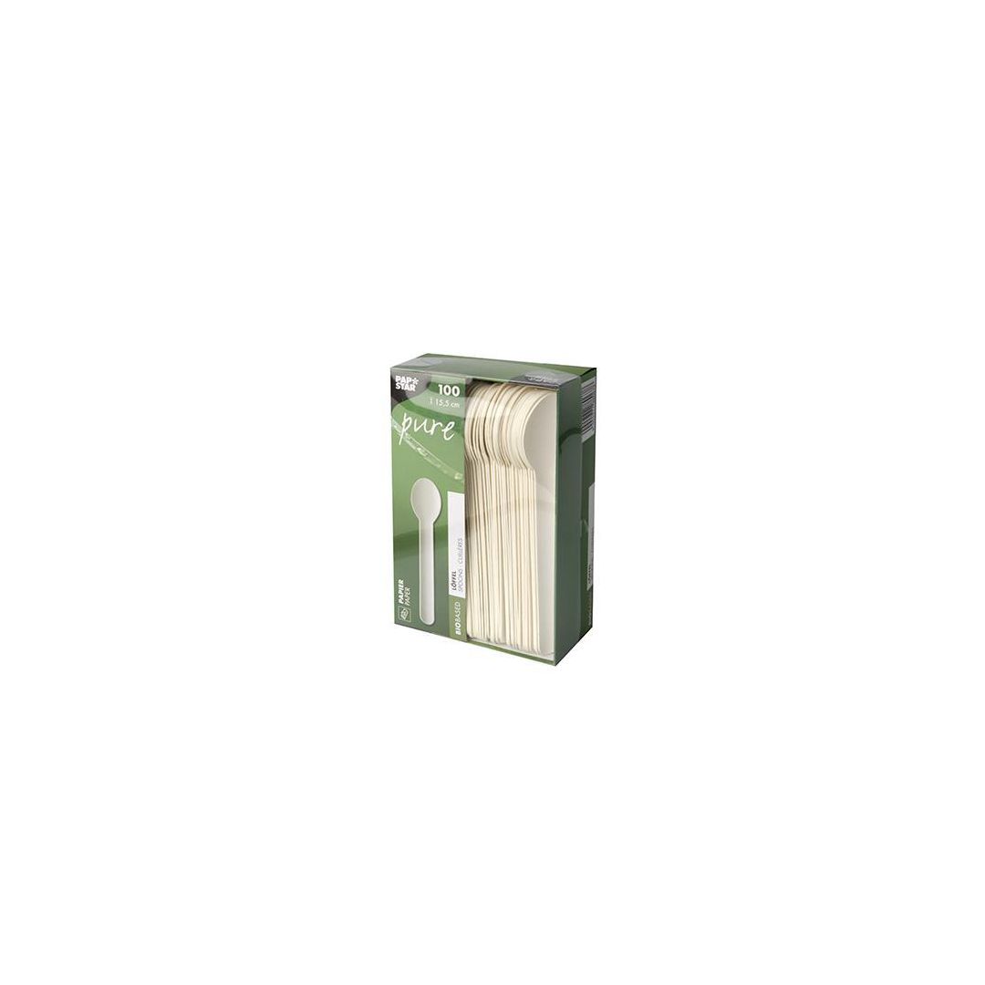 Bestick Sked PURE Papper 15,5cm 100/fp