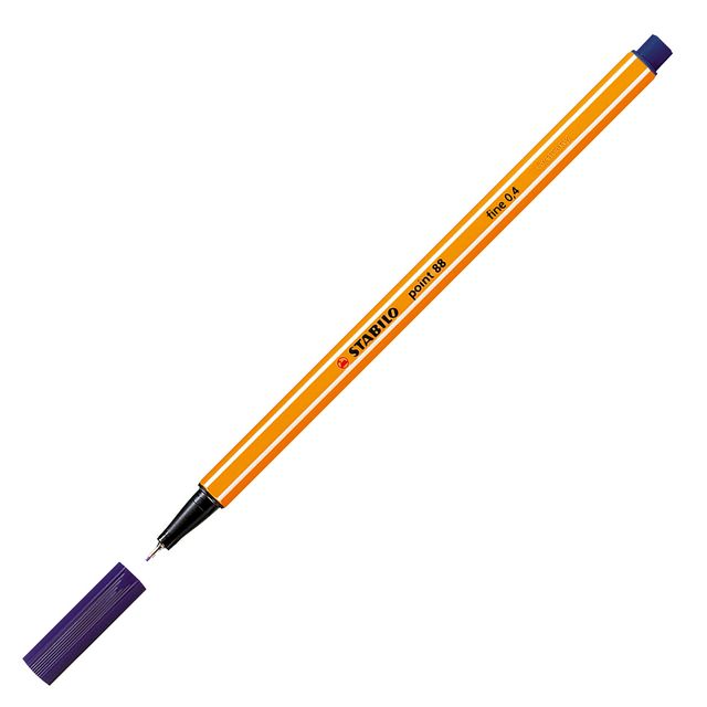 Fineliner Stabilo Point 88 nattblå (10 pack)