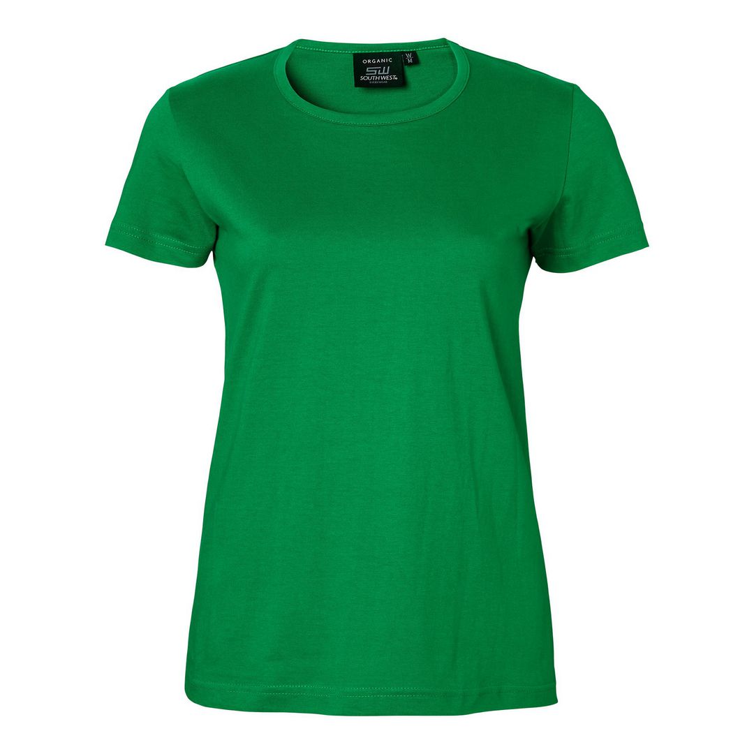 T-shirt Venice GOTS dam grön XS