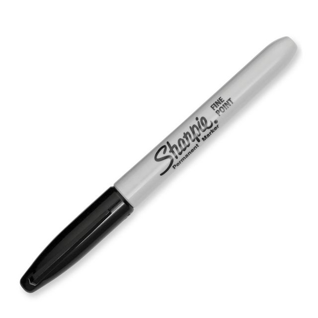 Märkpenna Sharpie F svart v.pack 20+4/fp