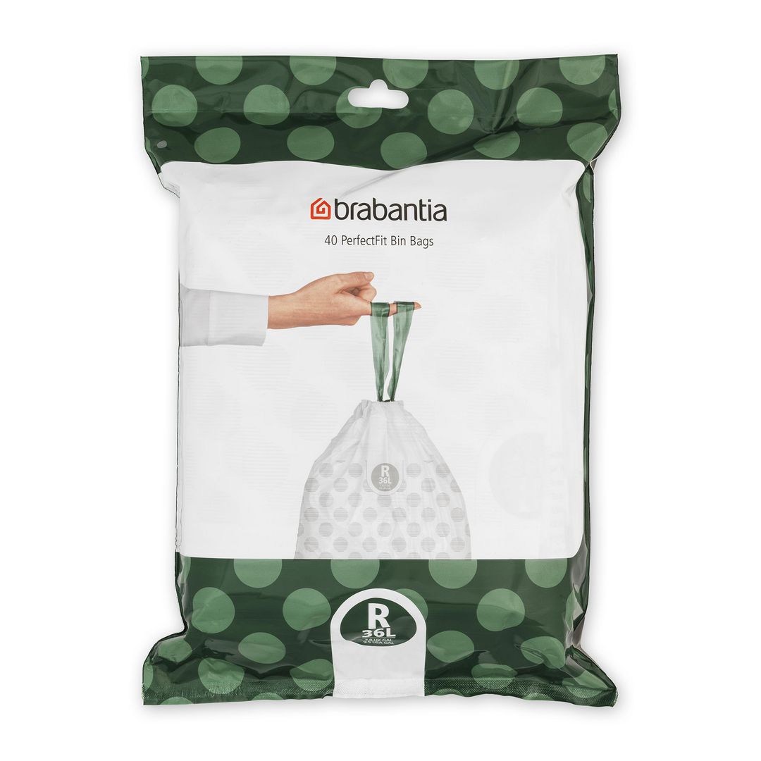 Insatspåse R BRABANTIA 36L vit 40/fp