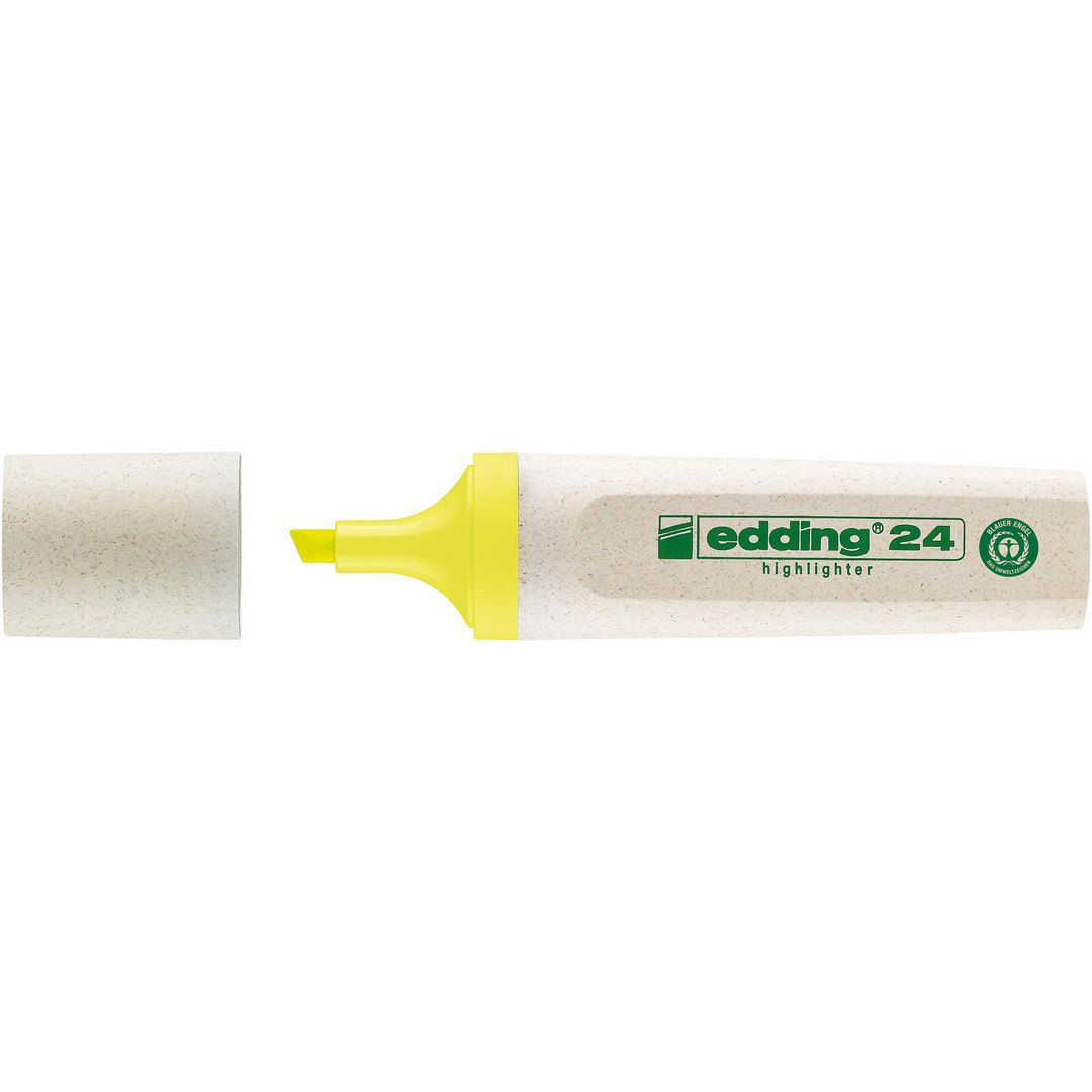 Överstrykningspenna Edding 24 Blue A. gu (10 pack)