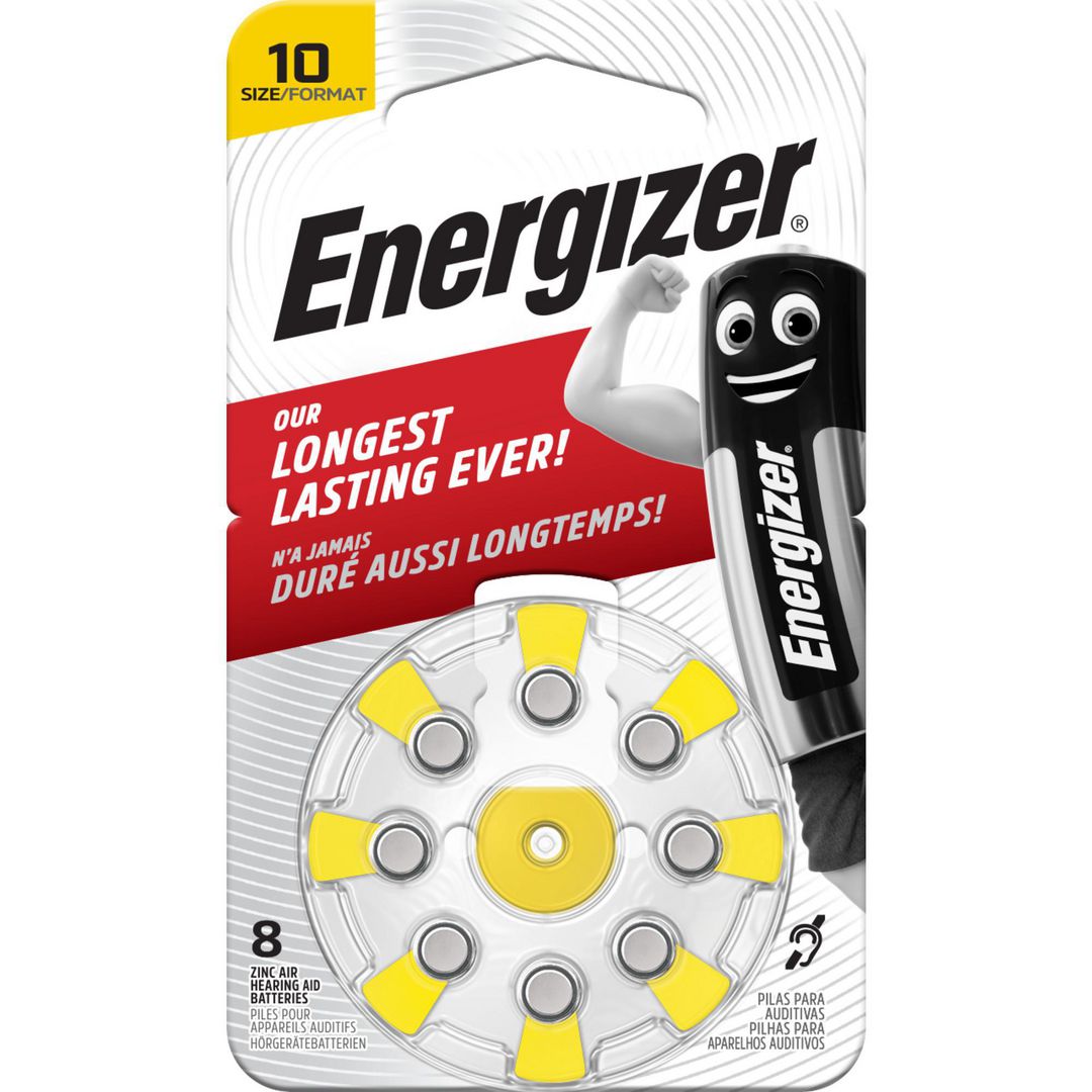 Batteri ENERGIZER hörsel 10 gul 8/fp