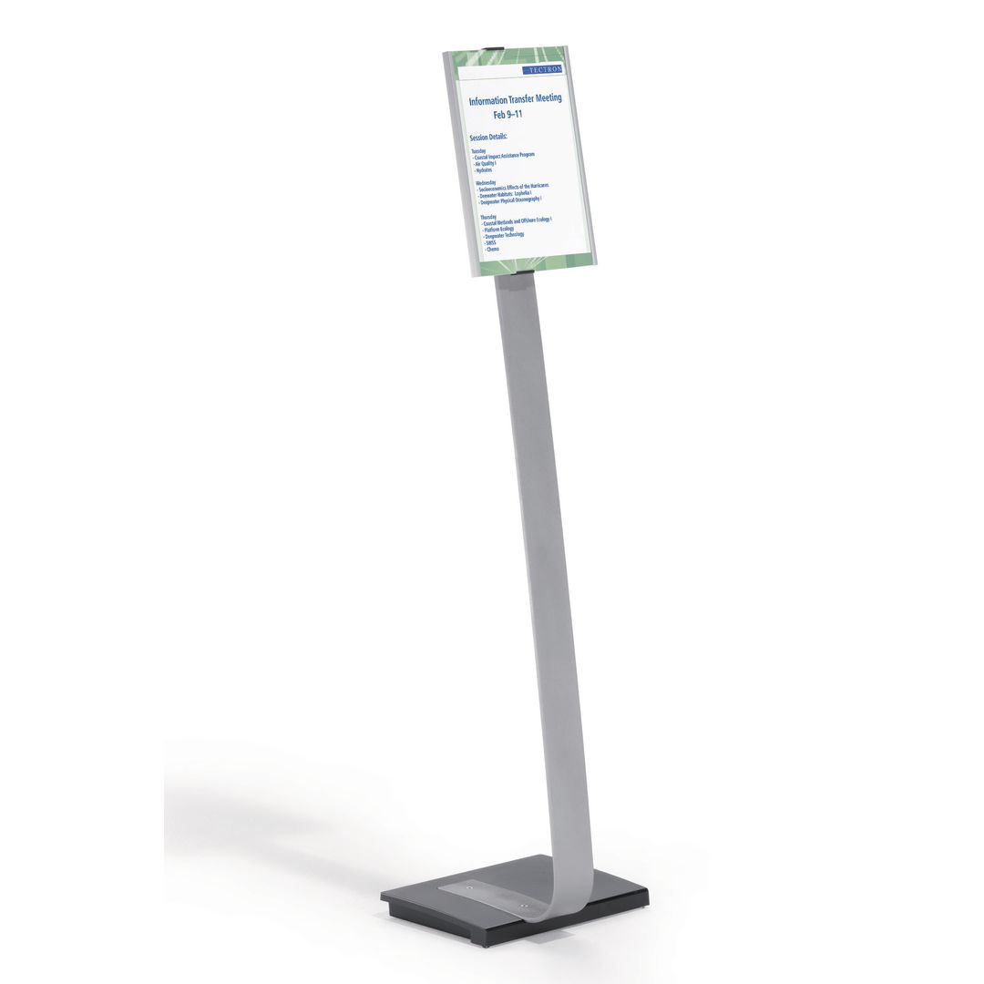 Golvskylt Durable info sign stand A4
