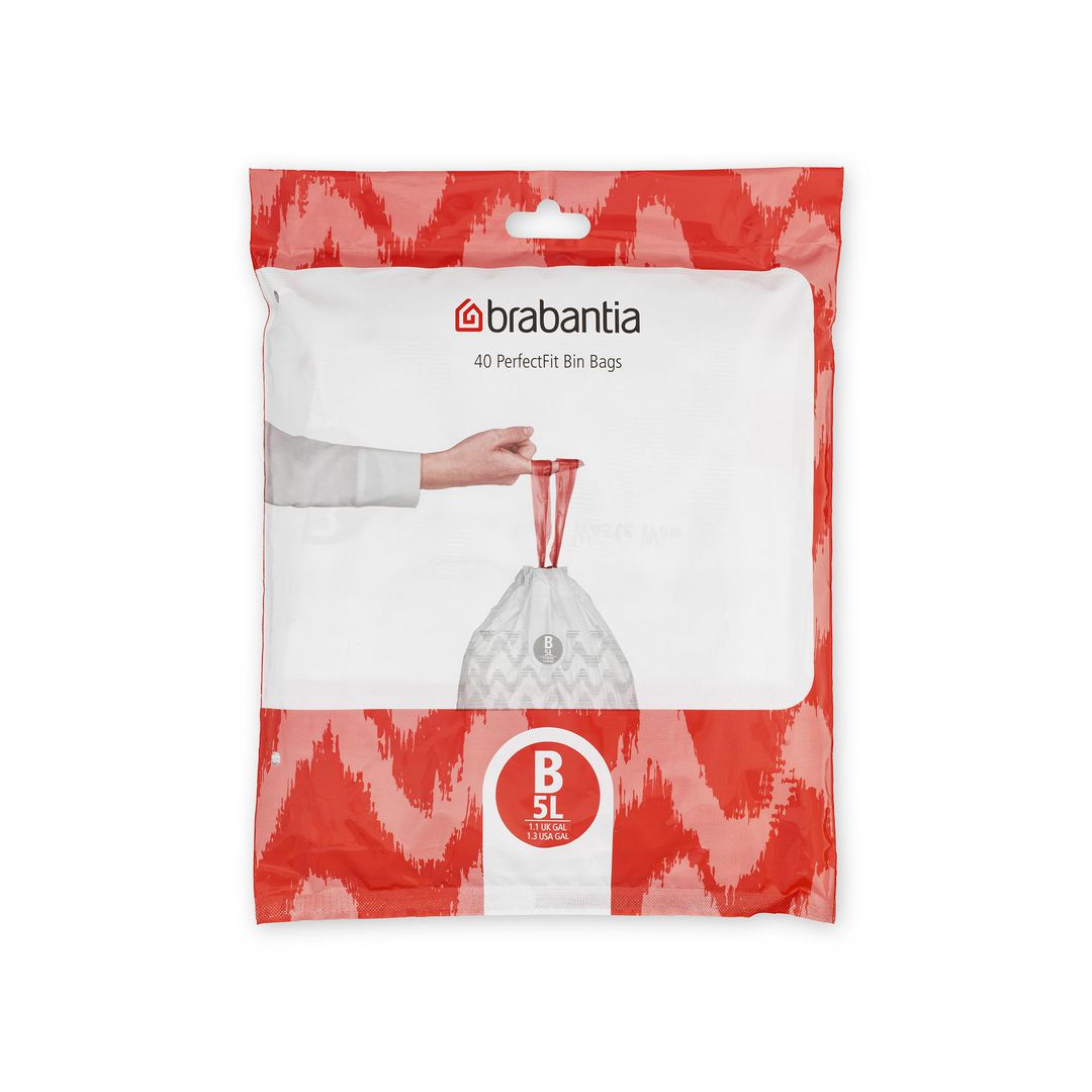 Insatspåse B Brabantia 5L vit 40/fp