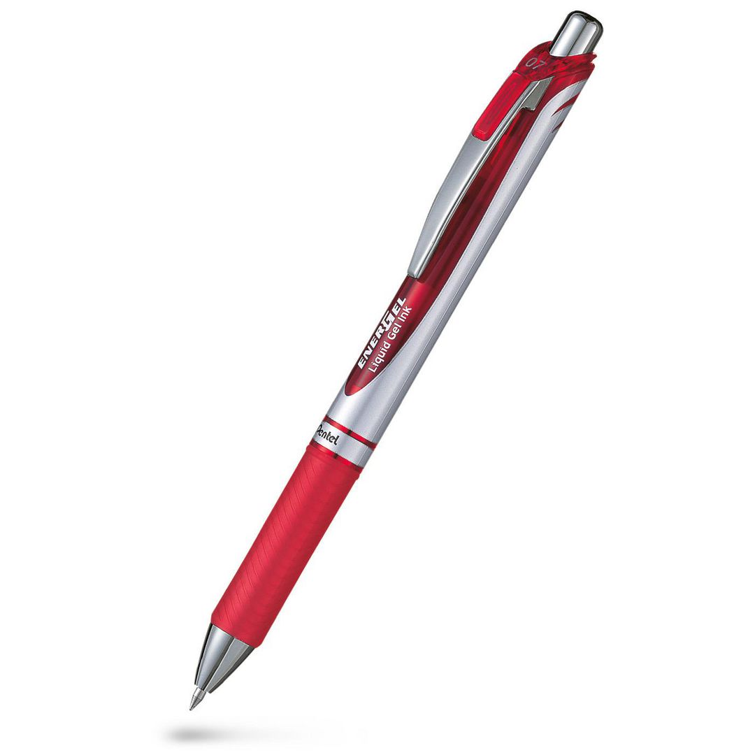 Gelpenna PENTEL EnerGel BL77 0,7 röd (12 pack)