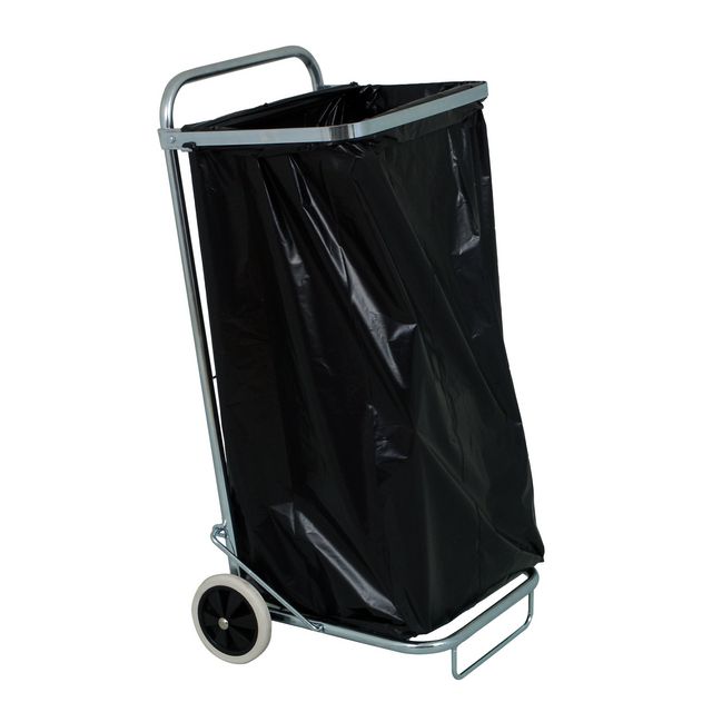 Säckvagn med låsring 125L stål
