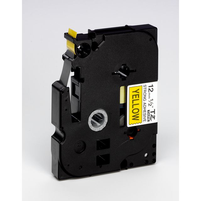 Tape Brother TZES631 12mm svart på gul