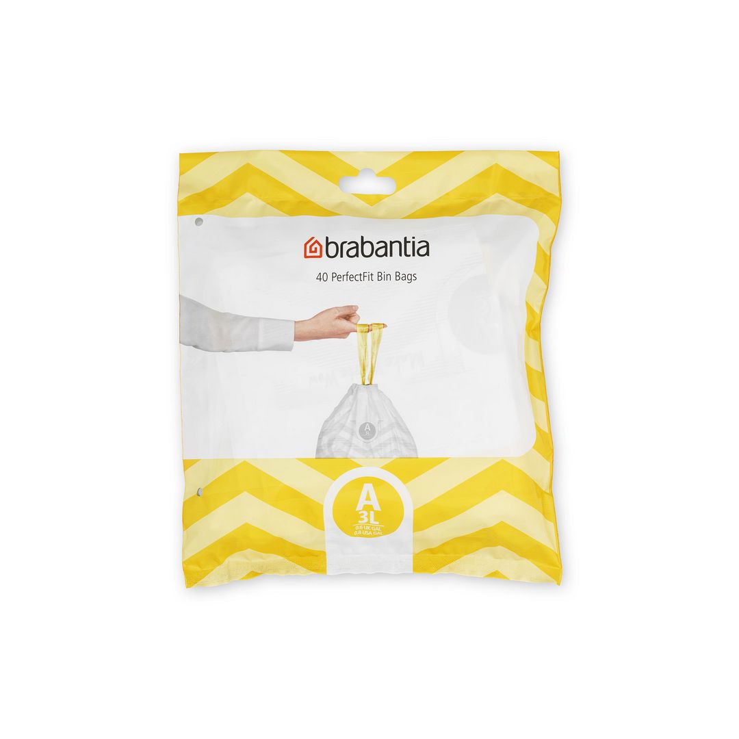 Insatspåse A BRABANTIA 3L vit 40/fp