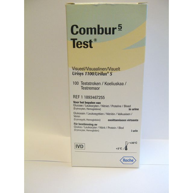 Urinstickor COMBUR 5 test 100/fp