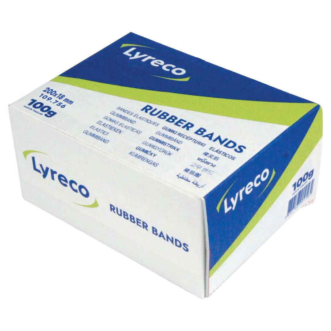 Gummiband LYRECO 200x18mm 100g 100/fp