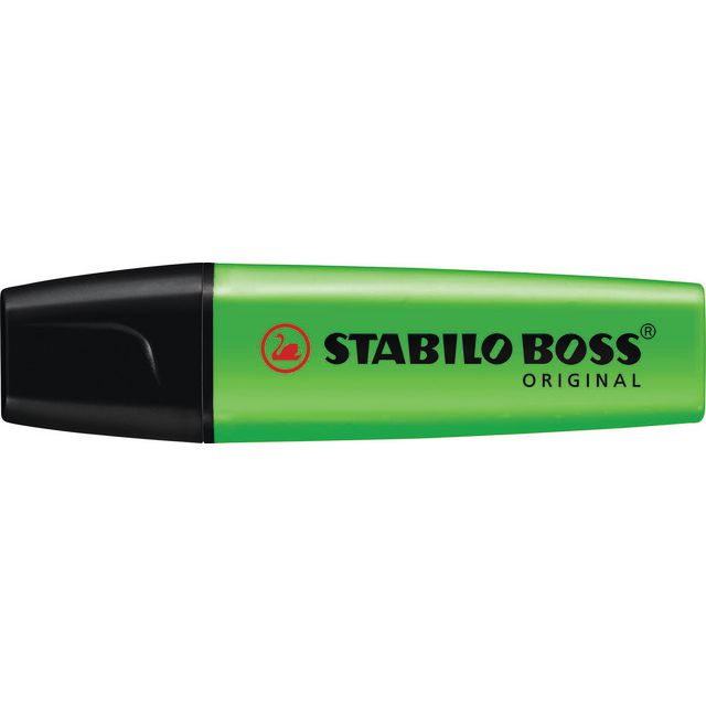 Överstrykningspenna Stabilo Boss Grön (10 pack)