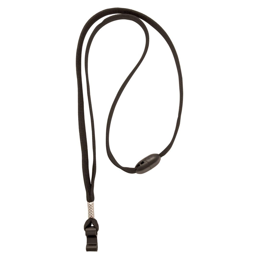 Nyckelband CARDKEEP sportclip svart (100 pack)