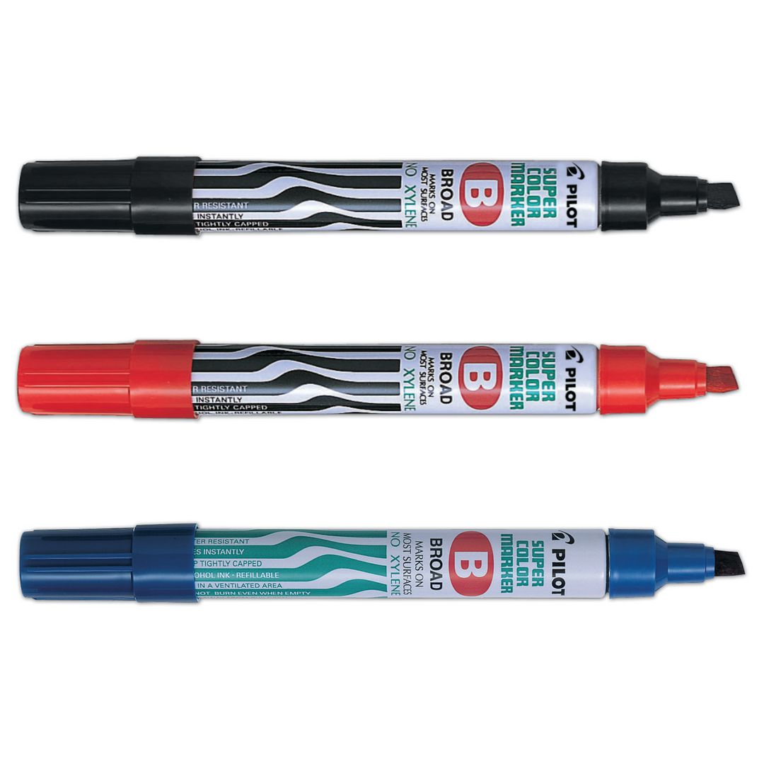 Märkpenna PILOT Super Color B blå (12 pack)