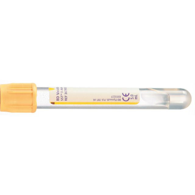 Hemogardrör SST gul 7/5ml 100/fp