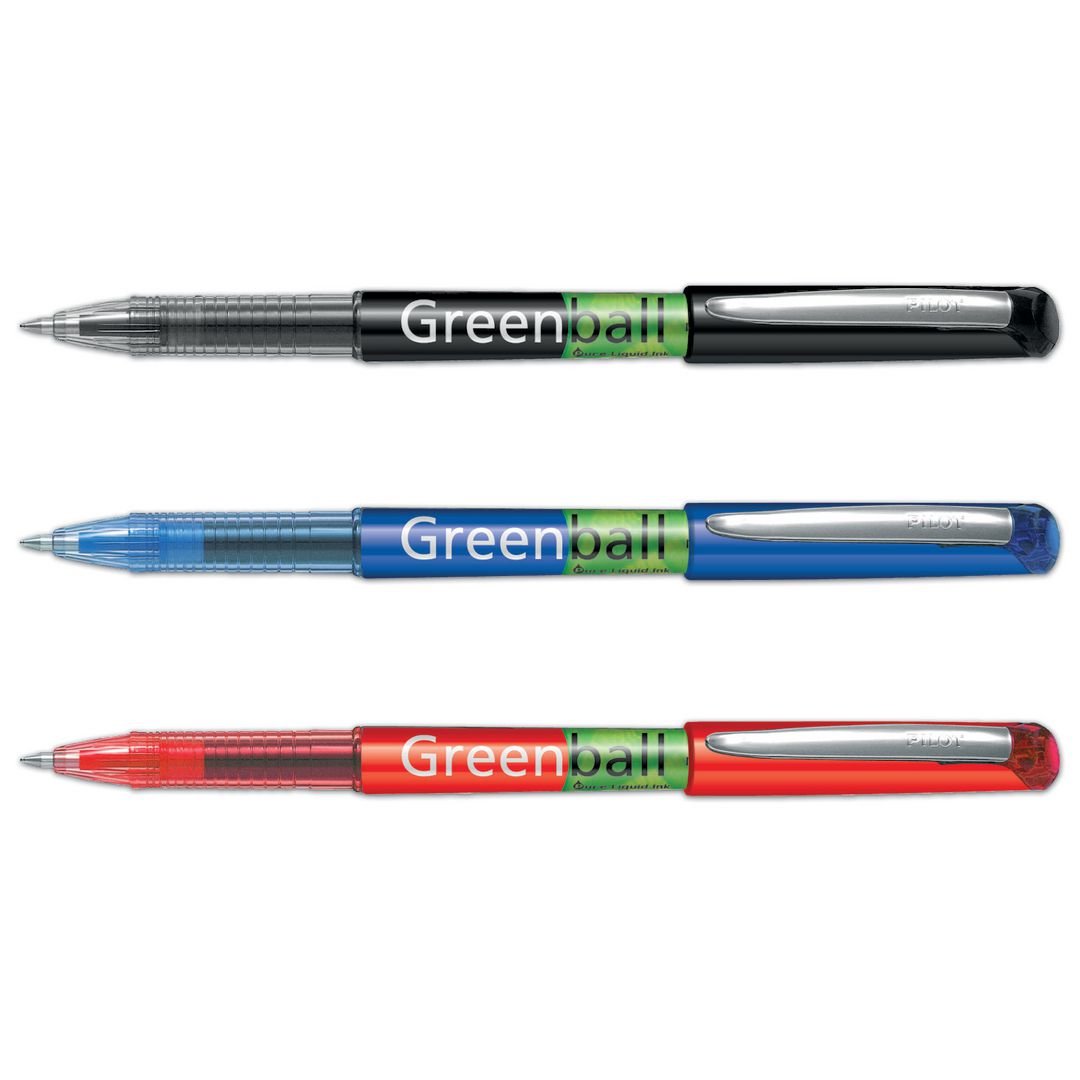 Bläckkulpenna PILOT GreenBall 0,7 blå (10 pack)