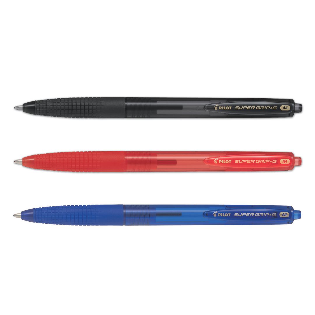 Kulpenna PILOT Super Grip G M 1mm blå (12 pack)