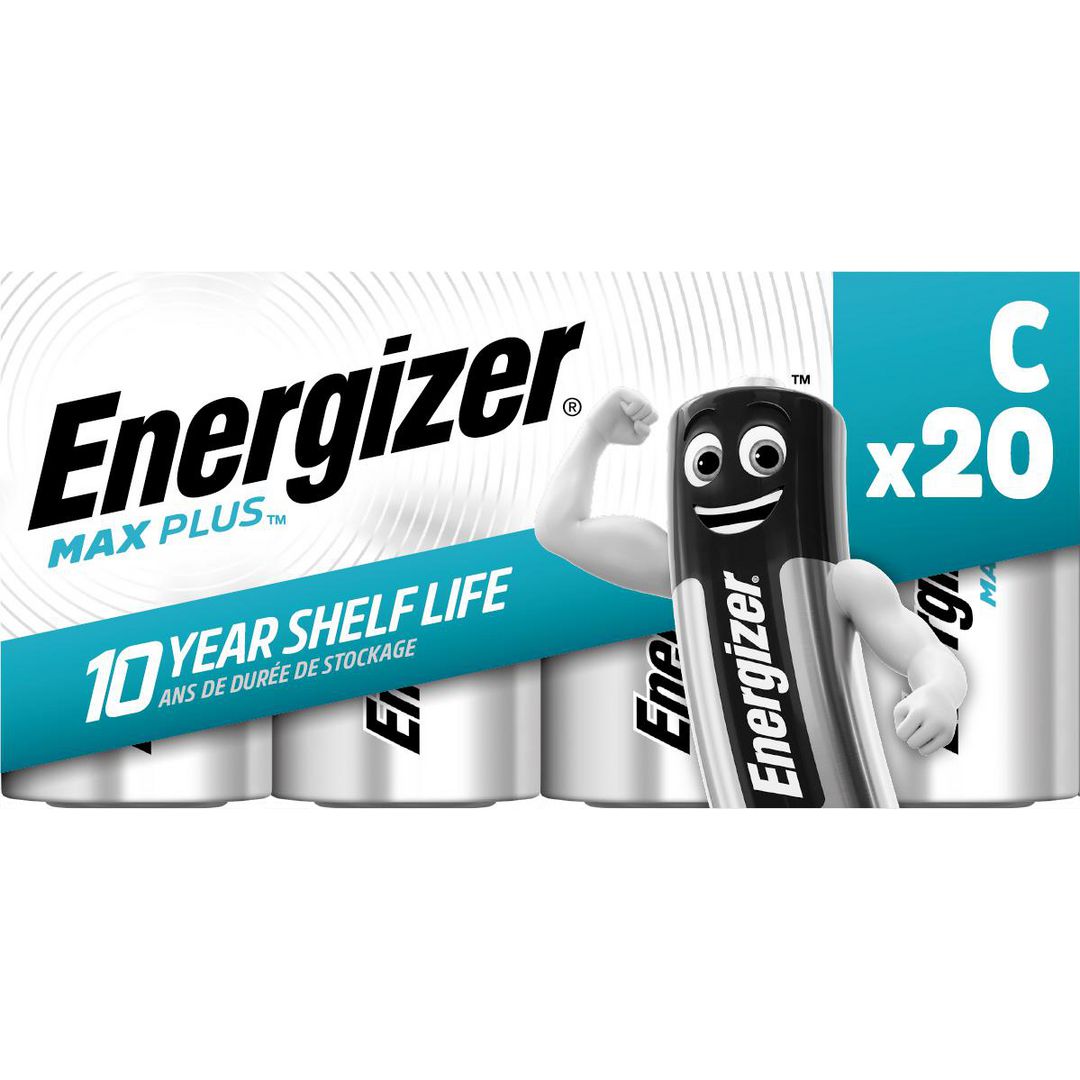 Batteri Energizer Max Plus C 20/fp