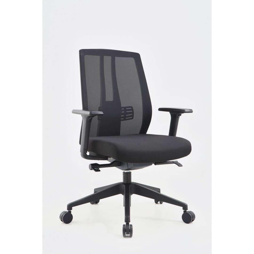 Kontorsstol LYRECO Pegasus mesh svart