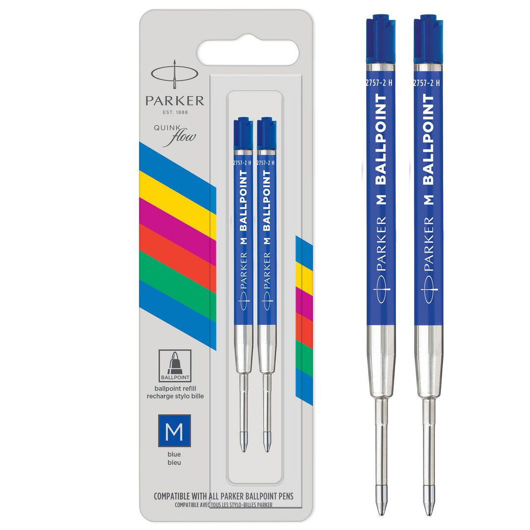 Refill PARKER Quinkflow M blå 2/fp