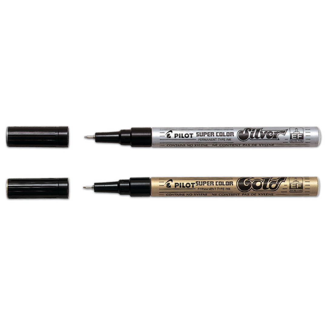 Märkpenna Pilot Super Color EF guld (12 pack)