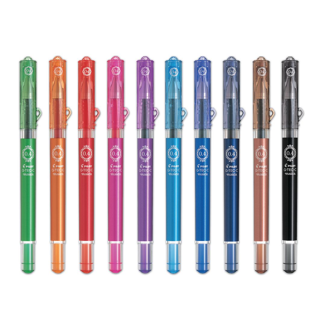 Gelpenna PILOT Maica 0,4 svart (12 pack)