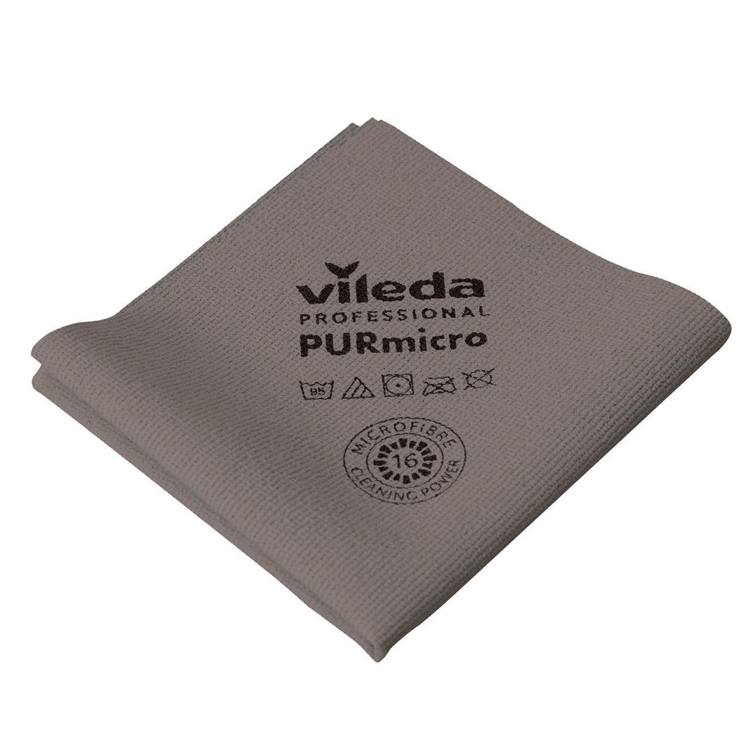 Microfiberduk VILEDA PURmicro grå 5/fp