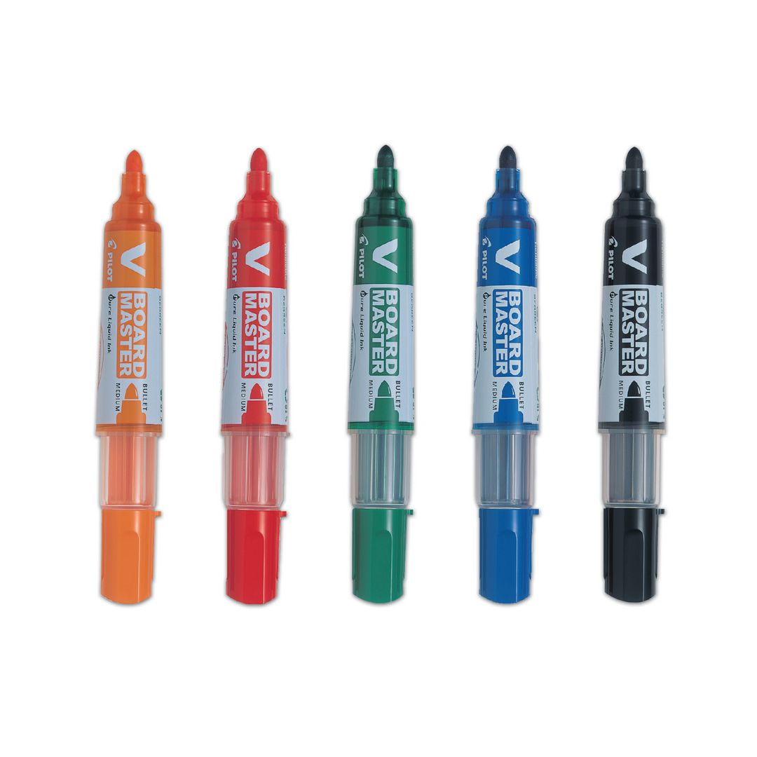 Whiteboardpenna PILOT V Board Rund Svart