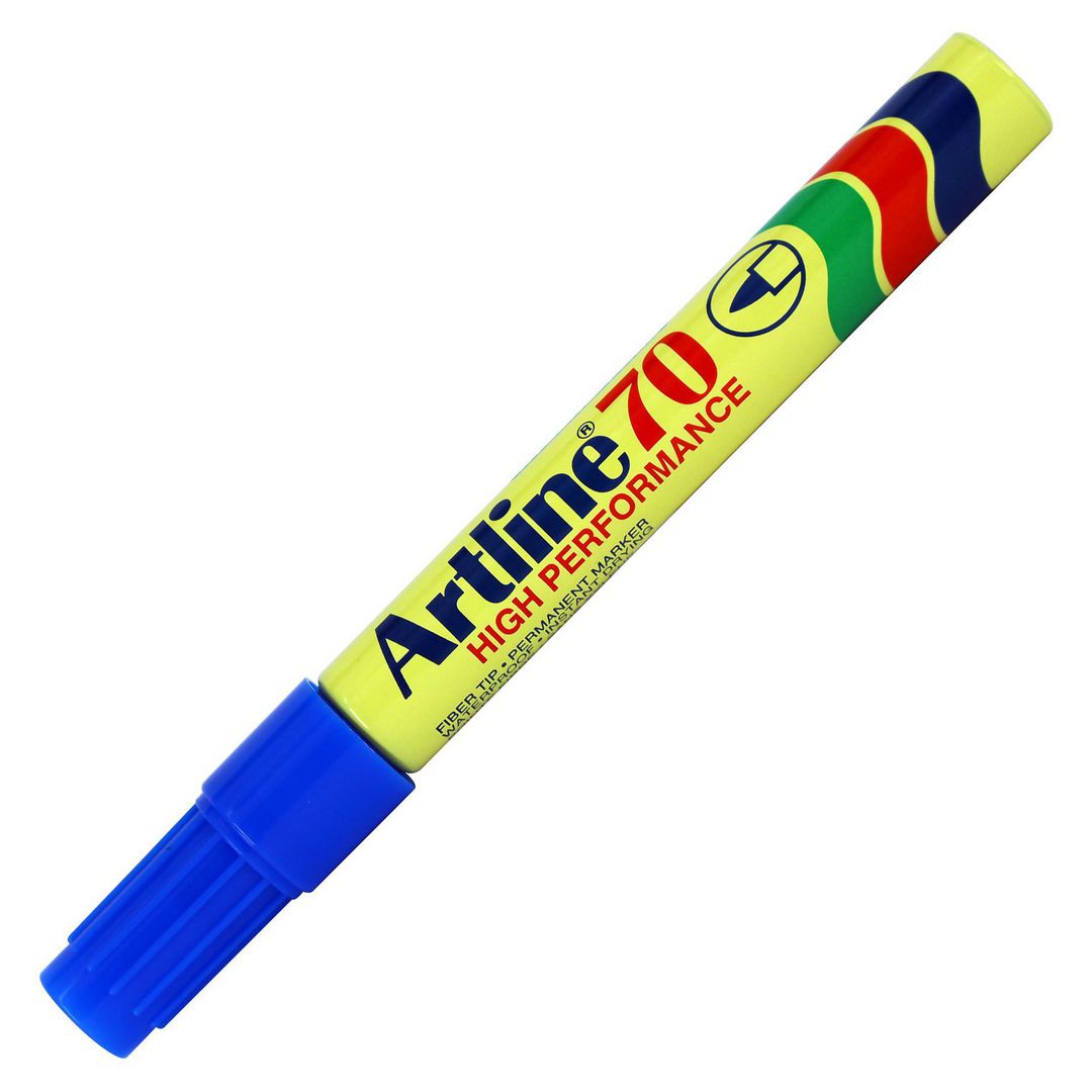 Märkpenna Artline 70 perm. 1,5mm blå (12 pack)