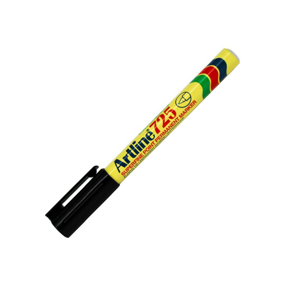 Märkpenna ARTLINE 725 rund SF svart (12 pack)