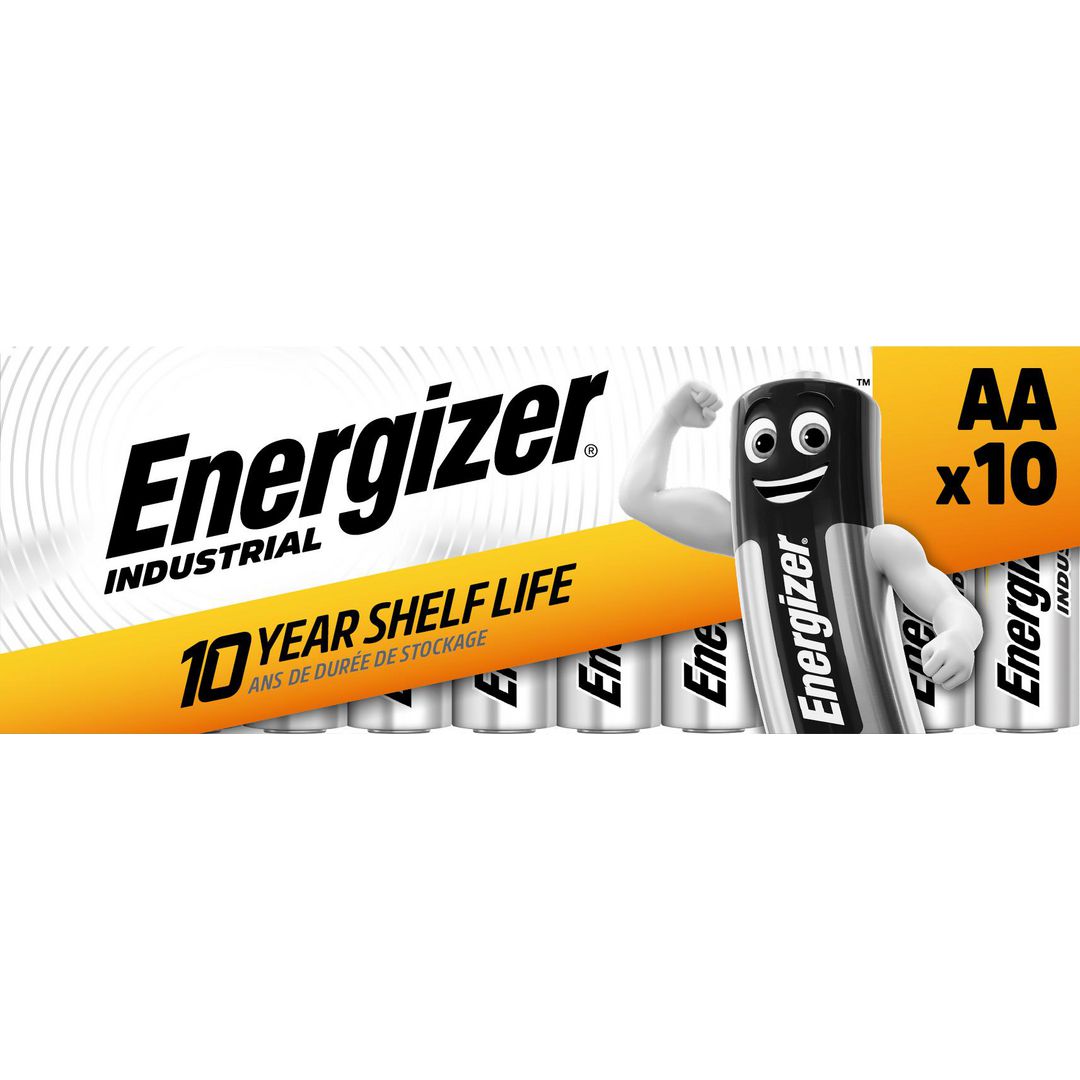 Batteri ENERGIZER Industrial AA 10/fp