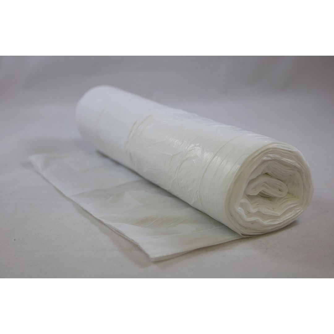 Papperskorgspåse HD 30L 8my vit 100/rl