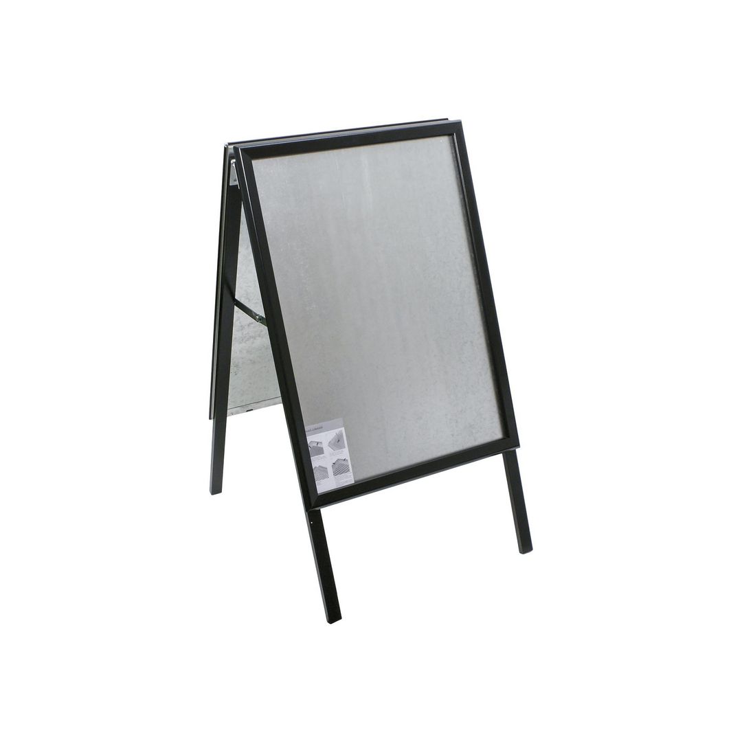 Gatuställ Alu-Blackline 50x70 svart