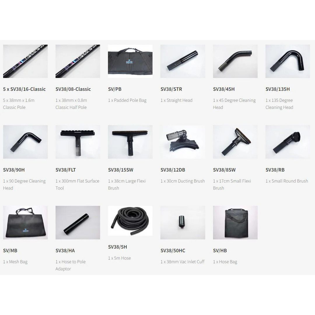 Rörsystem SPACEVAC CLASSIC