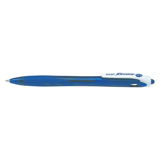 Kulpenna PILOT RexGrip fine 0,7 blå (10 pack)