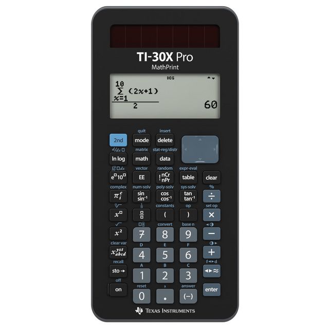 Teknisk räknare TEXAS TI-30X Pro Math