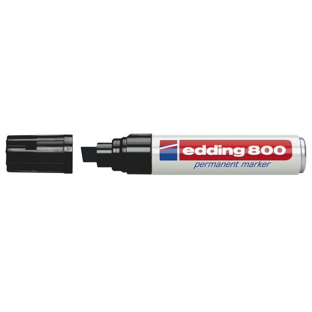 Märkpenna Edding 800 svart (5 pack)
