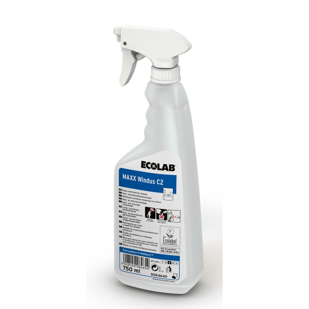 Fönsterputs ECOLAB Maxx Windus 750ml (12 pack)