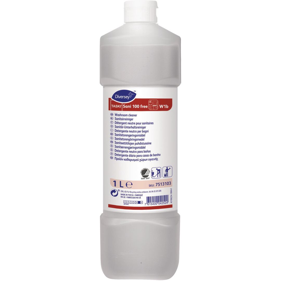 Sanitetsrent SANI 100 free 1L (6 pack)