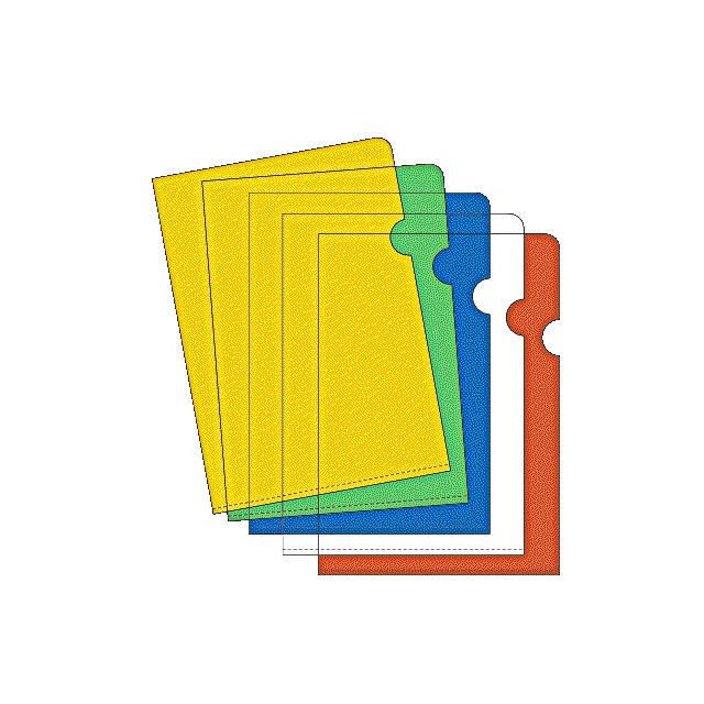 Aktmapp A4 0,12 sorterade färger 10/fp (10 pack)