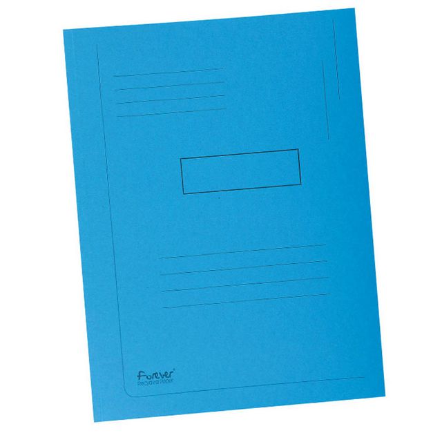 Mapp EXACOMPTA 2-klaff 280g A4 blå (50 pack)