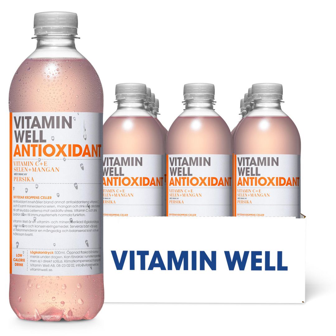 Dryck VITAMIN WELL Antioxidant 50cl (12 pack)