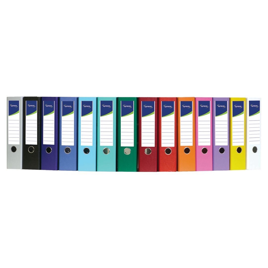 Pärm Lyreco Blue A. A4 EU.hål PP 80mm bl