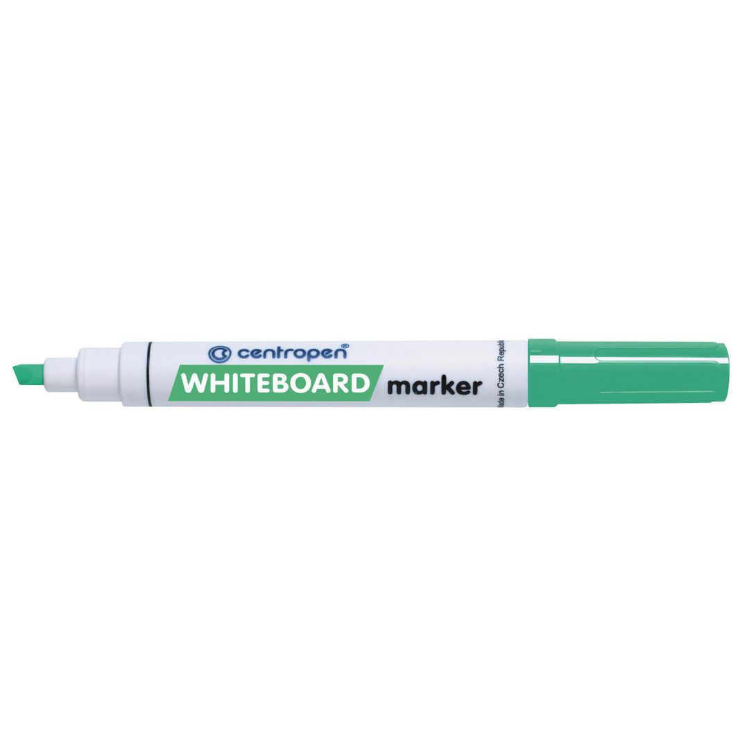 Whiteboardpenna CENTROPEN skuren grön (10 pack)
