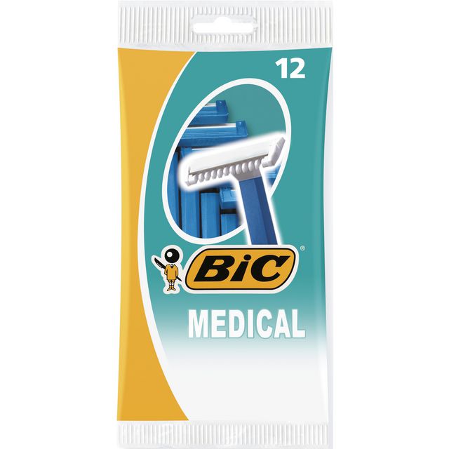 Rakhyvel BIC Medical 1-blad 12/fp