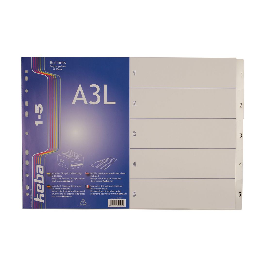 Plastregister Keba LA3 PP 1-5