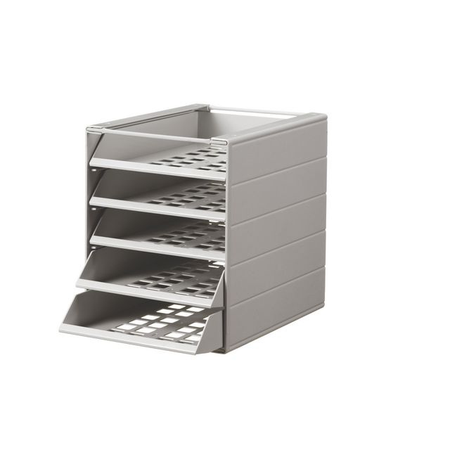 Blankettbox Idealbox Basic 5-fack grå
