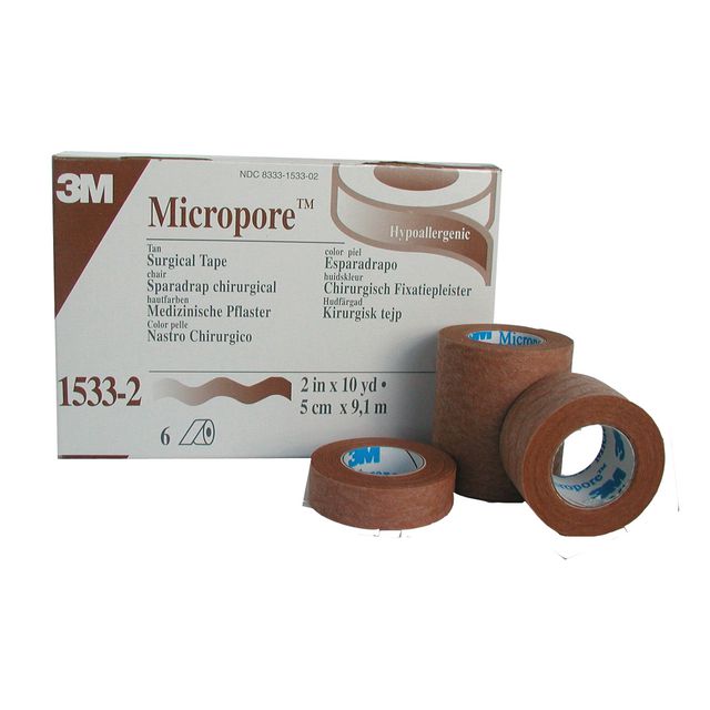 Micropore Beige 2,5cm x 9,1m 12/fp