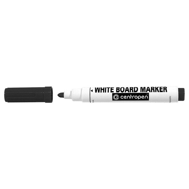 WB-penna rund spets svart (10 pack)
